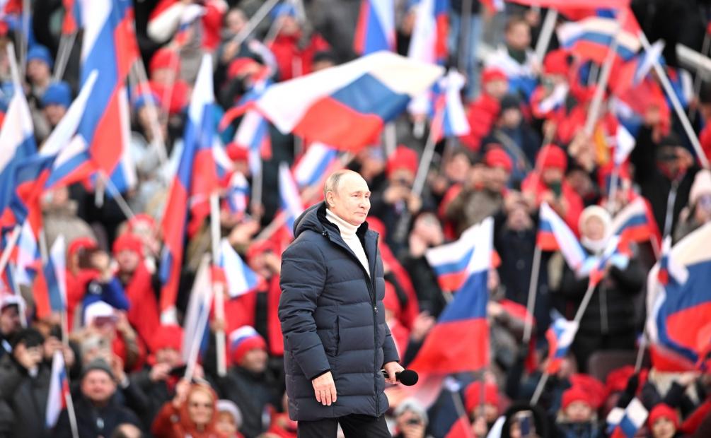 Pres. Putin at the Anniversary Celebration of Crimea joining Russia.
