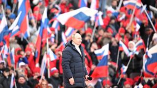 Pres. Putin at the Anniversary Celebration of Crimea joining Russia.