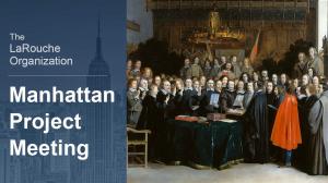 Manhattan Project Meeting Treaty of Westphalia