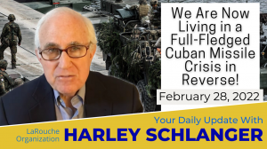 Harley Schlanger -- We are in a cuban missile crisis in reverse