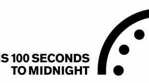 100 Seconds to midnight.